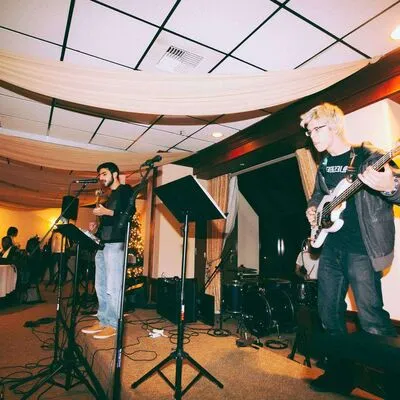 Playing in Danny Hasboun's band